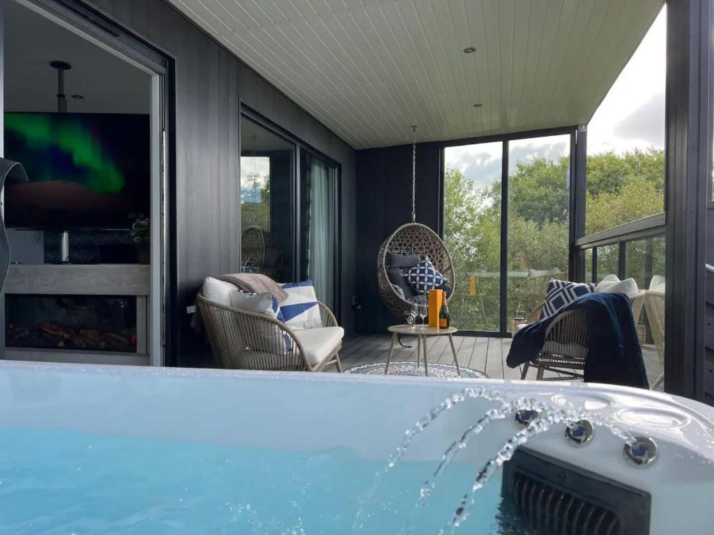 Loudoun Mains Luxury Lodges Newmilns Ngoại thất bức ảnh